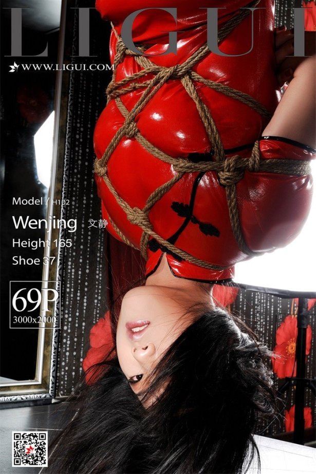 [Ligui丽柜] 2019.07.07 红色旗袍 Model 文静 [69+1P/66.9MB]