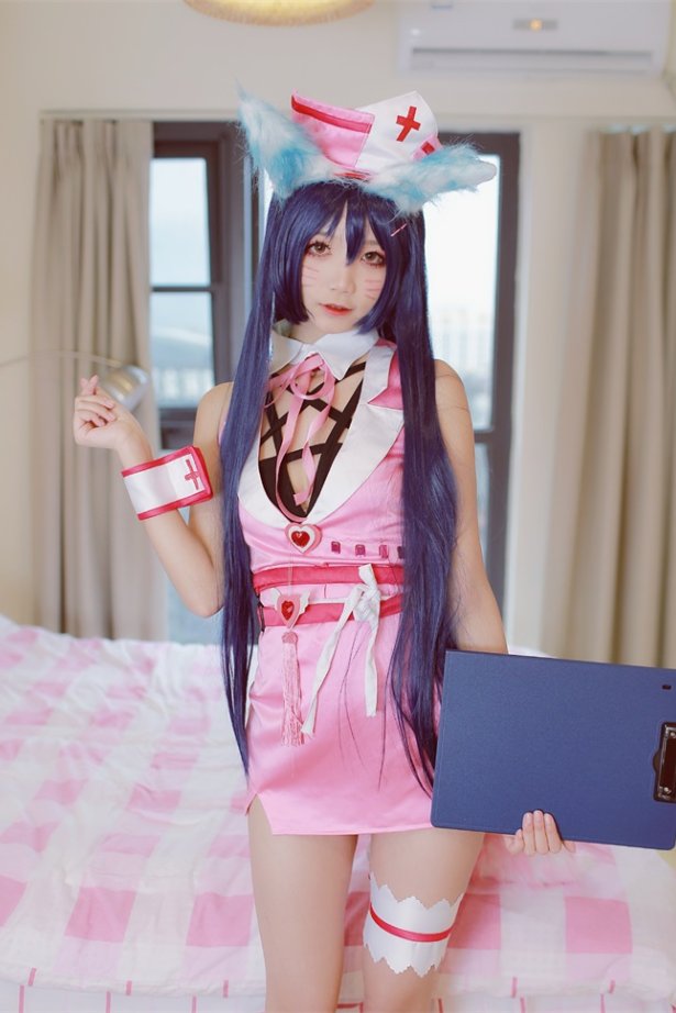 微博红人Coser@五更百鬼 阿狸护士制服 [37P/174MB]