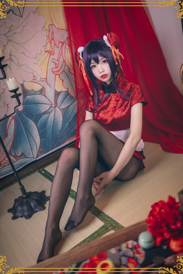 知名动漫博主@水淼aqua 霞之丘诗羽 旗袍 [29P/586MB]