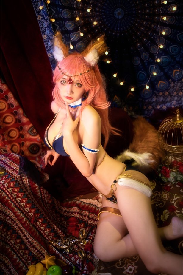 知名动漫博主@仙九Airi 小玉舞娘 [18P/370MB]