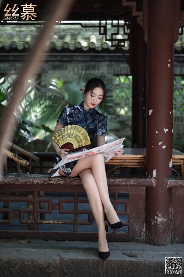 丝慕写真 SM271 天天一元 双双《成都系列01期–鹤鸣茶社》[70P/267MB]