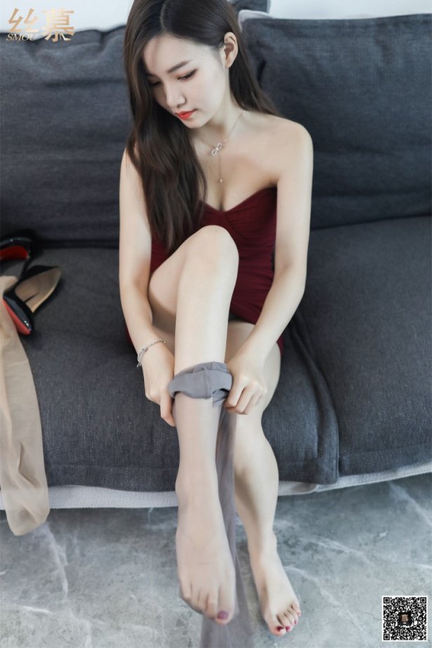 丝慕写真 SM295 天天一元 文欣 – 红底漆皮高跟[66P/186MB]
