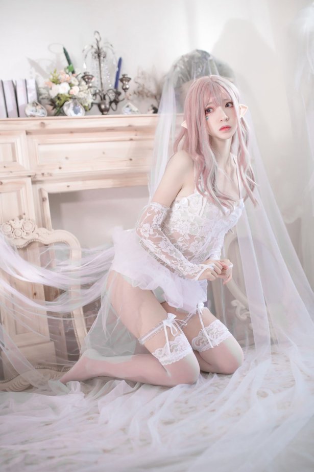 网红Coser@疯猫ss – 纯白精灵 [29P/937MB]
