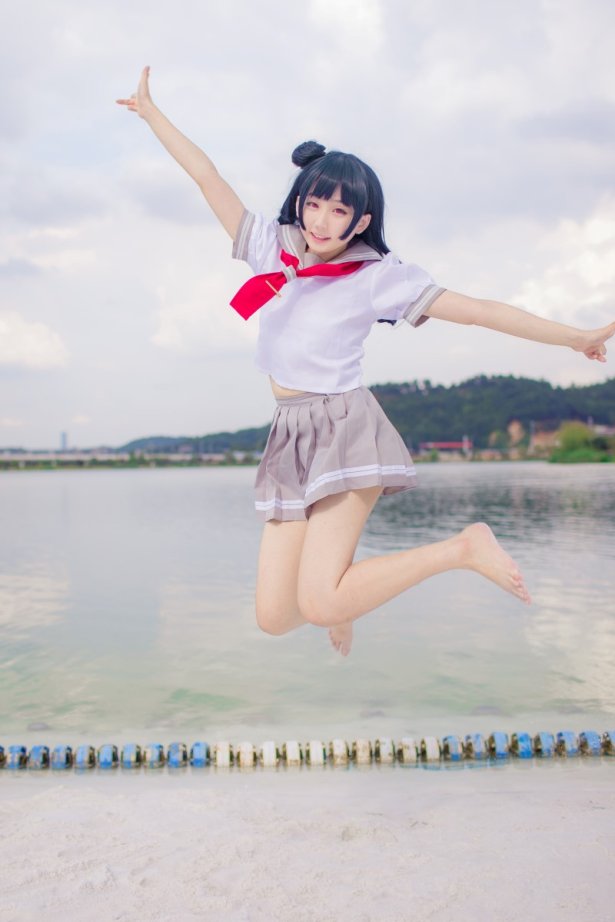 网红COS@浅野菌子 LoveLive_Sunshine 津岛善子 [24P/59MB]