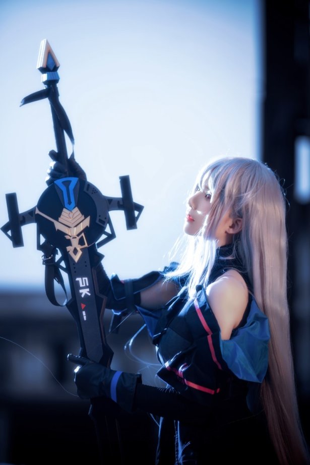 萝莉风COS 桜桃喵 – 斯卡蒂[15P/307MB]