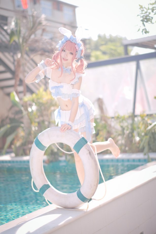 花柒Hana – 夏日甜芯 泳装 [37P/87MB]