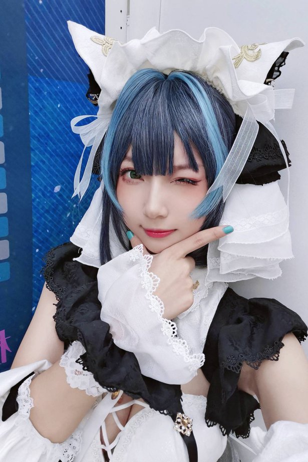 橙喵 - 柴郡COS 着水 [16P/210MB]