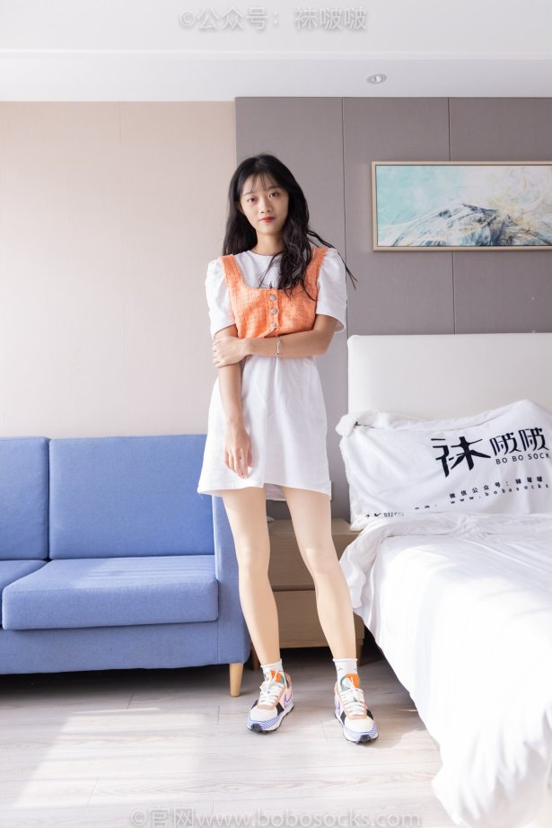 [BoBoSocks袜啵啵]NO.062 涵涵-运动鞋、白棉袜、厚肉丝 [145P/1V/6.63GB]