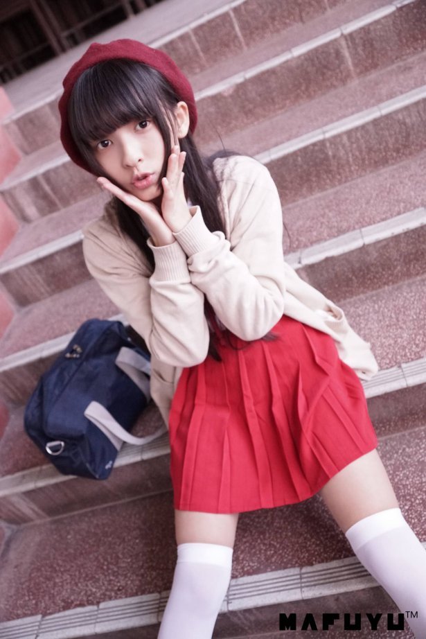 神楽板真冬 - JK白过膝系列套图[112P/1.24GB]