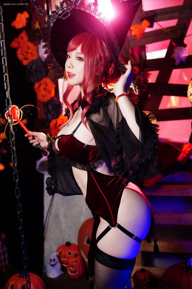 皮皮奶可可爱了啦 - 万圣节女巫[47P/507MB]