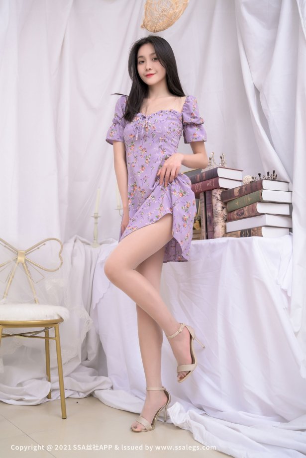 [SSA丝社]超清写真 NO.689 模特君君的肉丝袜（下）[117P/2.10GB]