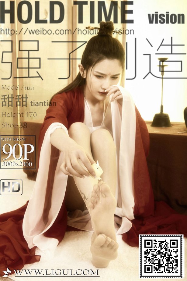 [Ligui丽柜]2022.06.06 映红妆 甜甜[92+1P/76.5MB]