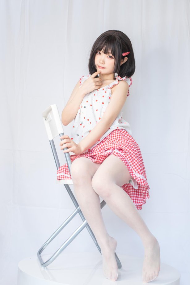 神沢永莉 - 粉色格子裙[19P/163MB]