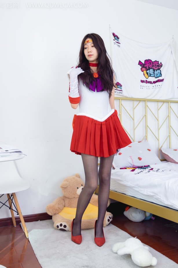 物恋传媒 NO.1445 纤纤-美少女战士[155P/1V/3.70GB]