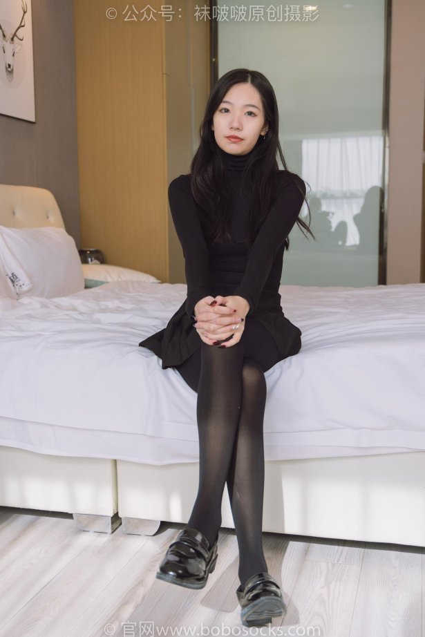 [BoBoSocks袜啵啵]NO.184 小甜豆-黑皮鞋、厚黑丝[140P/1V/5.66GB]