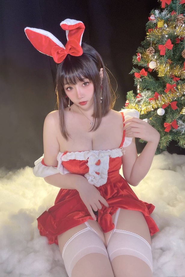 是一只废喵了 圣诞连衣裙[72P/240MB]