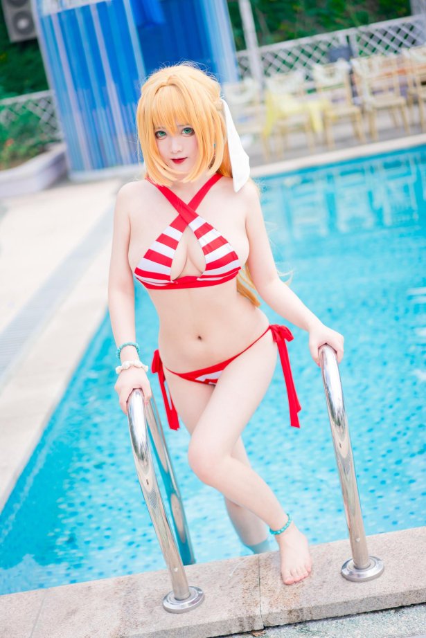 七海抹茶酱 - 尼禄泳装[17P/123MB]