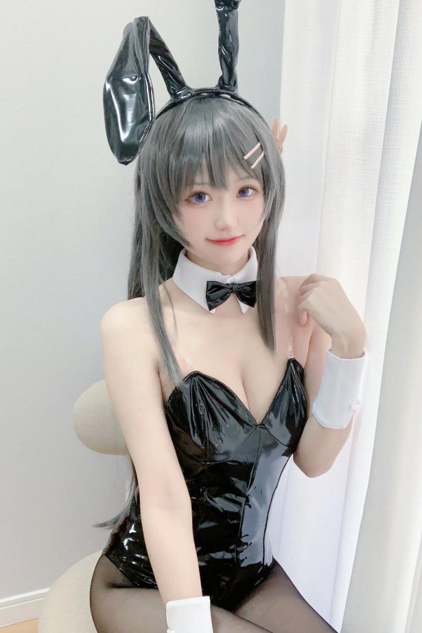 千阳(ちよ) - 麻衣学姐兔子装[19P/57MB]