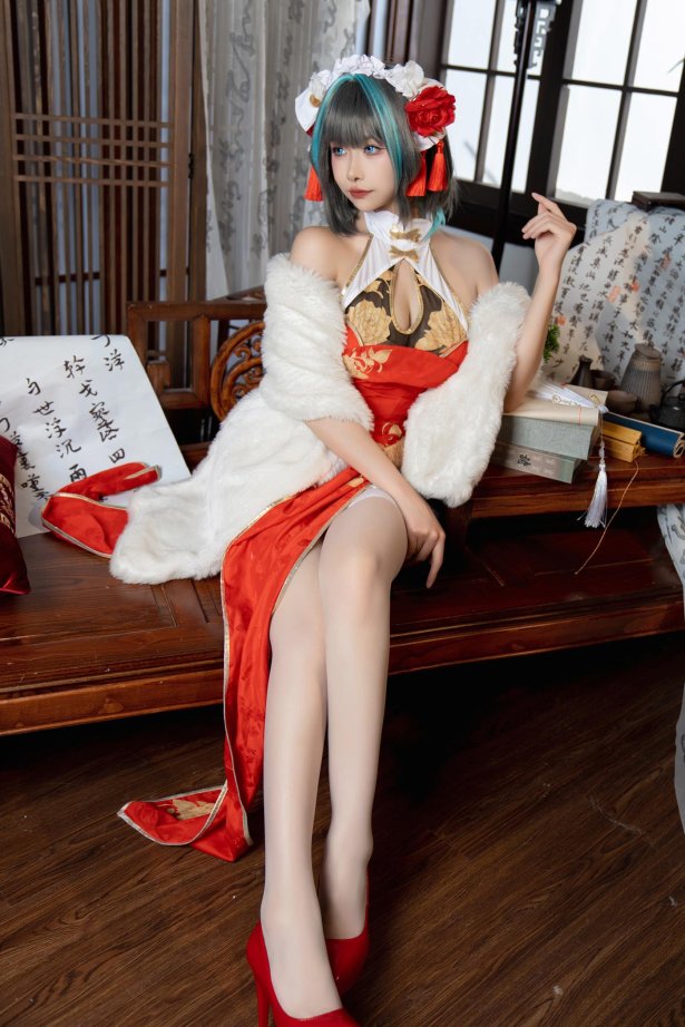 Momoko葵葵 - 柴郡旗袍[29P/197MB]