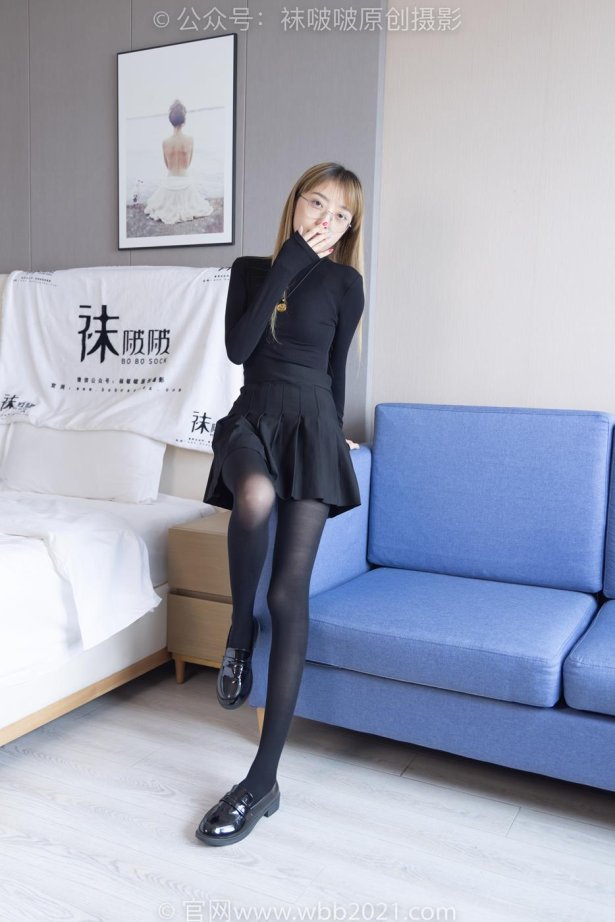 [BoBoSocks袜啵啵]NO.255 稚予-皮鞋、厚黑丝[145P/1V/5.36GB]