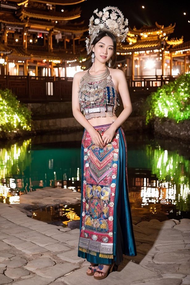 [AI绘画] 036 民族装的漂亮魔法秀[65P/504MB]