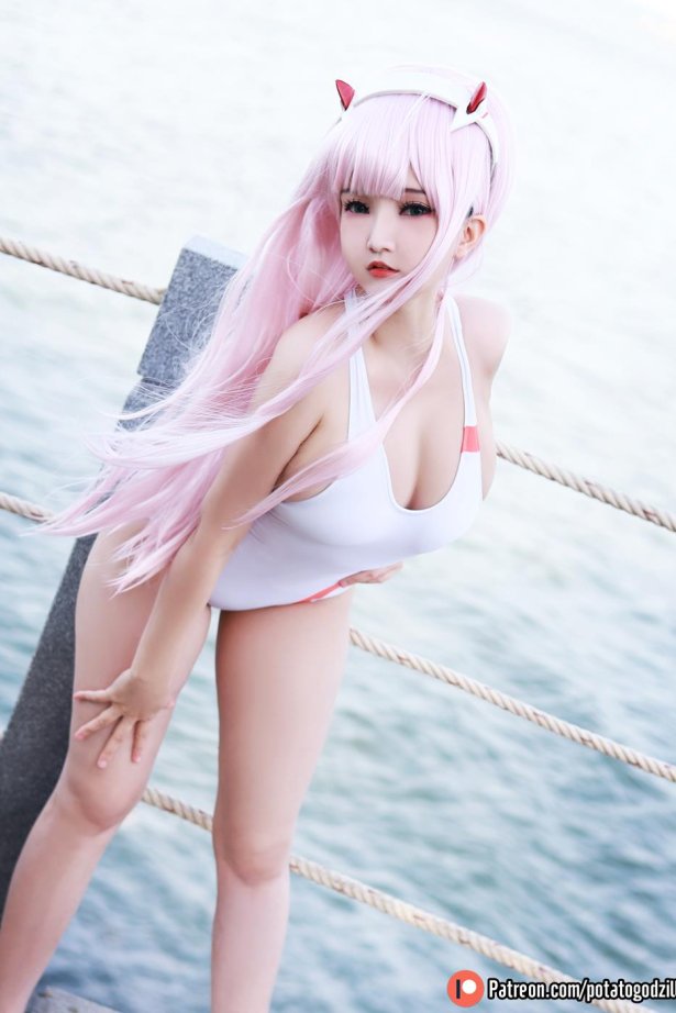 Potato Godzilla - Zero Two Swimsuit[29P/105MB]