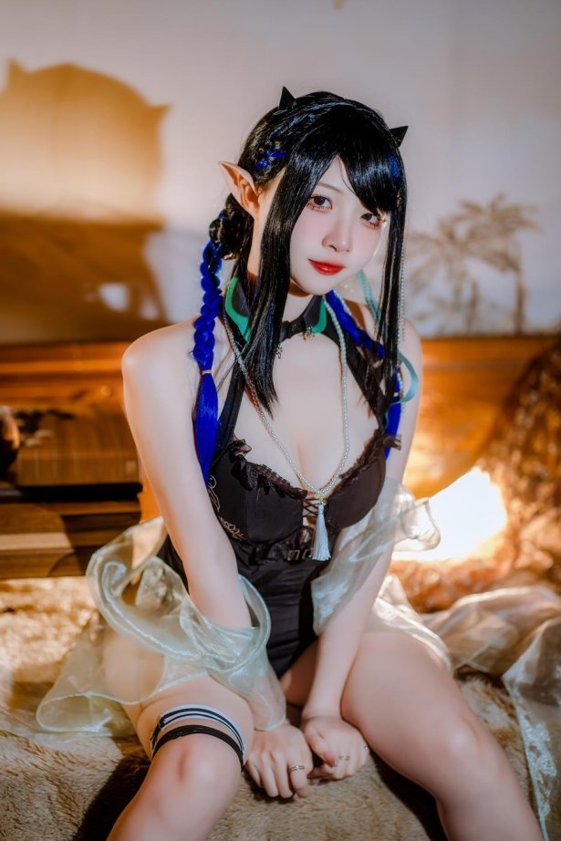 二佐Nisa - 泰拉夏日纪事 方舟夜半泳装[32P/386MB]