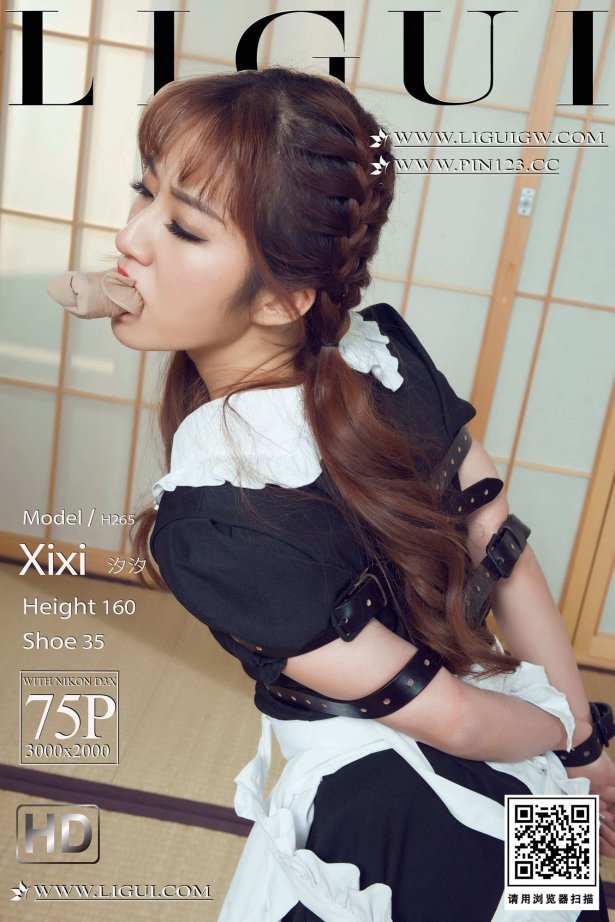 [Ligui丽柜]2023.10.06 惩戒女佣 汐汐[75+1P/108MB]