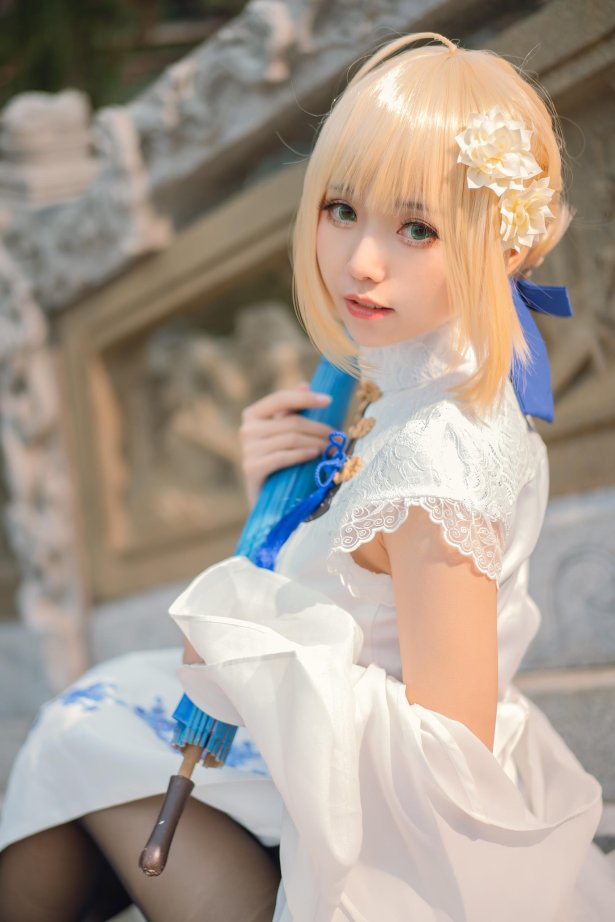 大大卷卷小卷  - FGOsaber 四周年旗袍[15P/99MB]