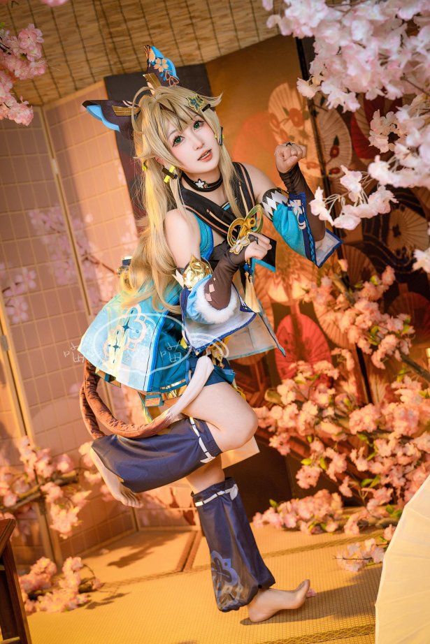 喵喵的喵吖 - 原神猫娘绮良良[15P/88MB]