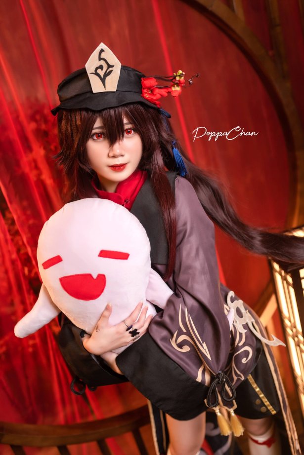 PoppaChan - Hutao Genshin Impact[25P/110MB]