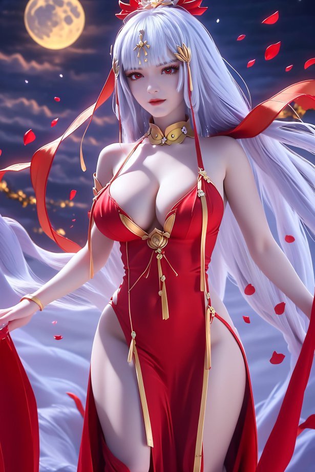 AI绘画 119 完美世界-太阴玉兔[41P/228MB]