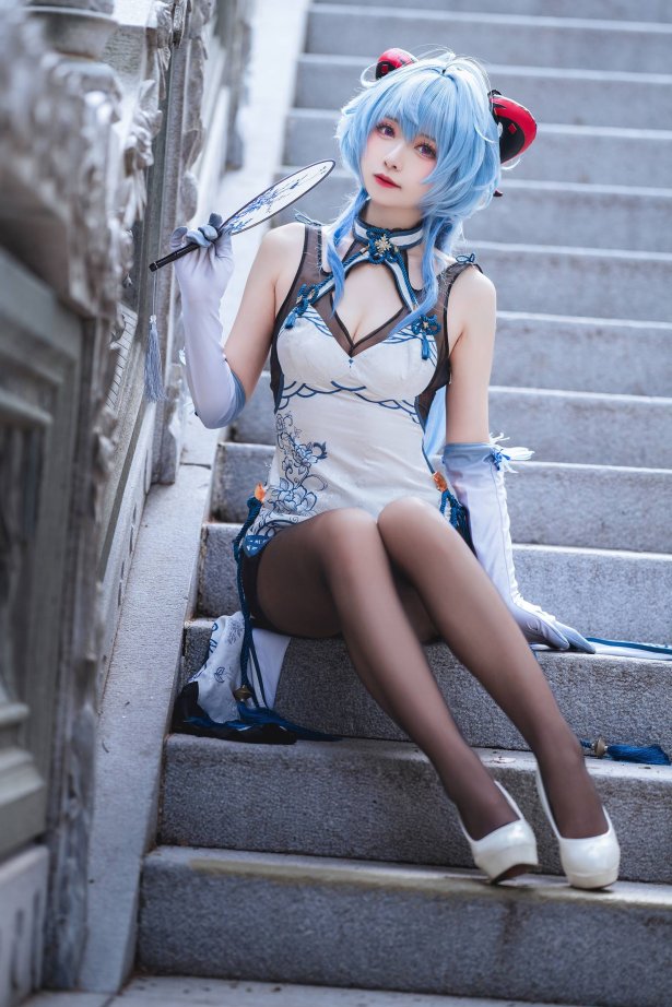 大大卷卷小卷  原神甘雨 旗袍[18P/83M]