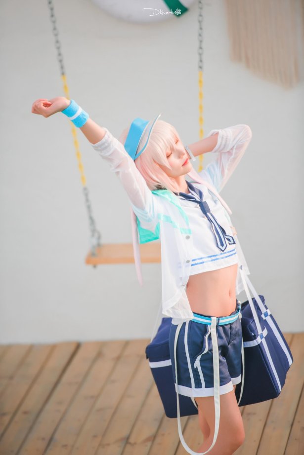 人气Coser@Kitaro_绮太郎 明日方舟 安塞尔[14P/26MB]