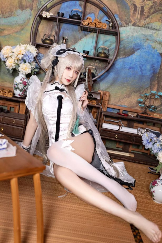 源纱希喵喵喵 – 碧蓝航线 可畏 同人旗袍[25P/485MB]