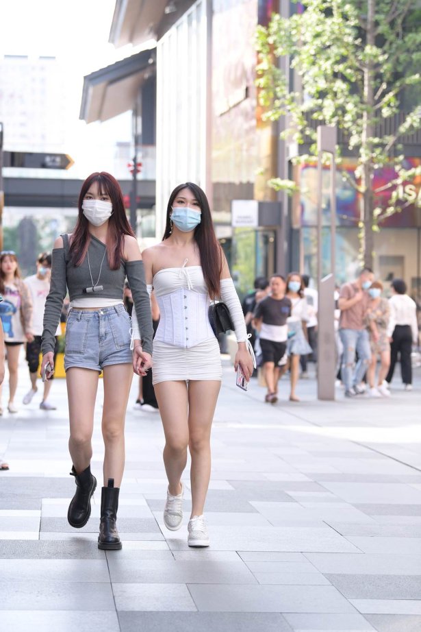 精选街拍作品 NO.5861 青春靓丽短裤短裙[128P/294MB]