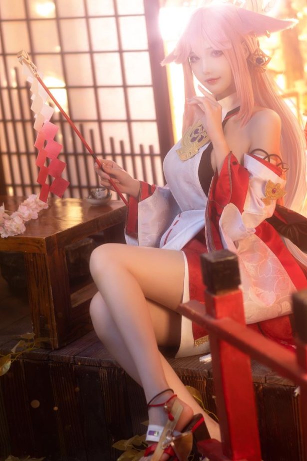 花兮_honoka - 原神 八重神子[11P/137MB]