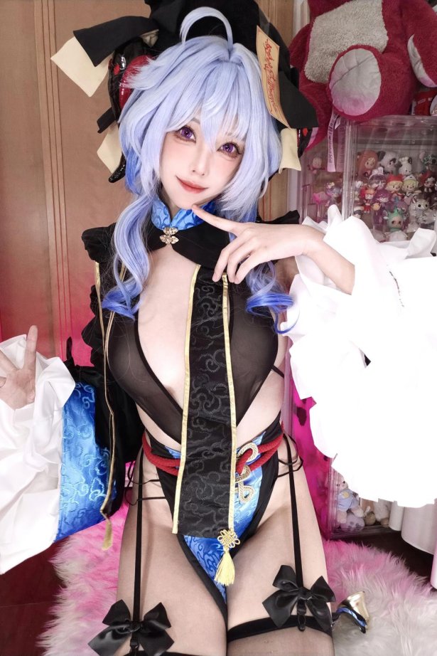 蜜汁猫裘 - 原神甘雨 国风小僵尸[47P/242MB]