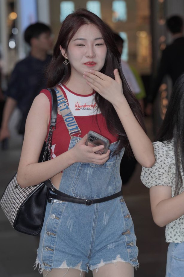 精选街拍作品 NO.5965 甜美清新牛仔短裤[181P/509MB]