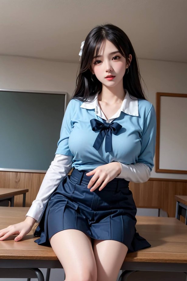 AI绘画 746 班花[32P/15M]