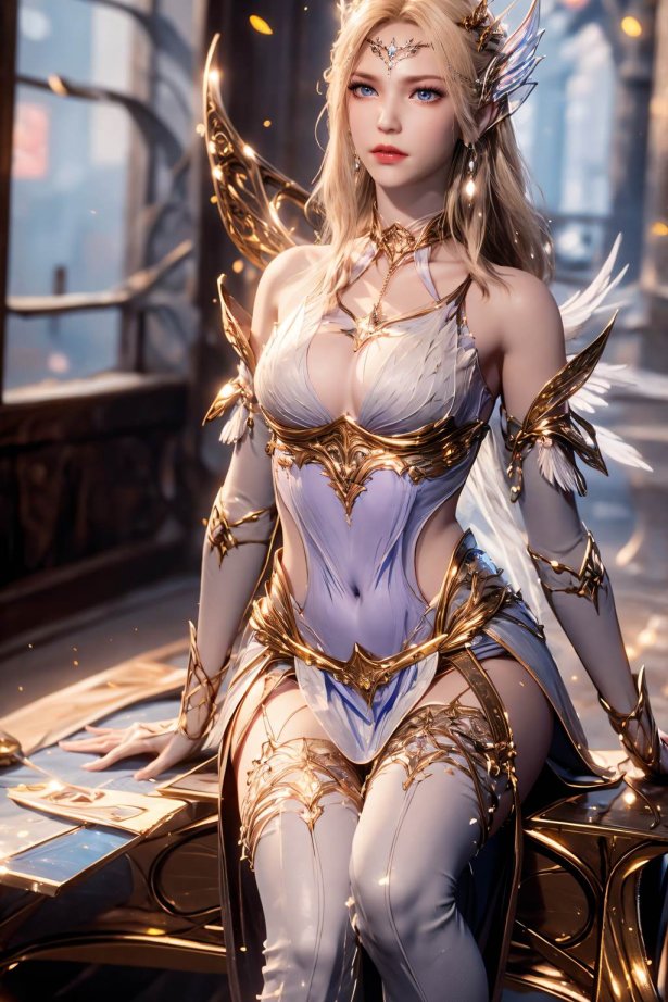 AI绘画 761 千仞雪-六翼天使[71P/387MB]