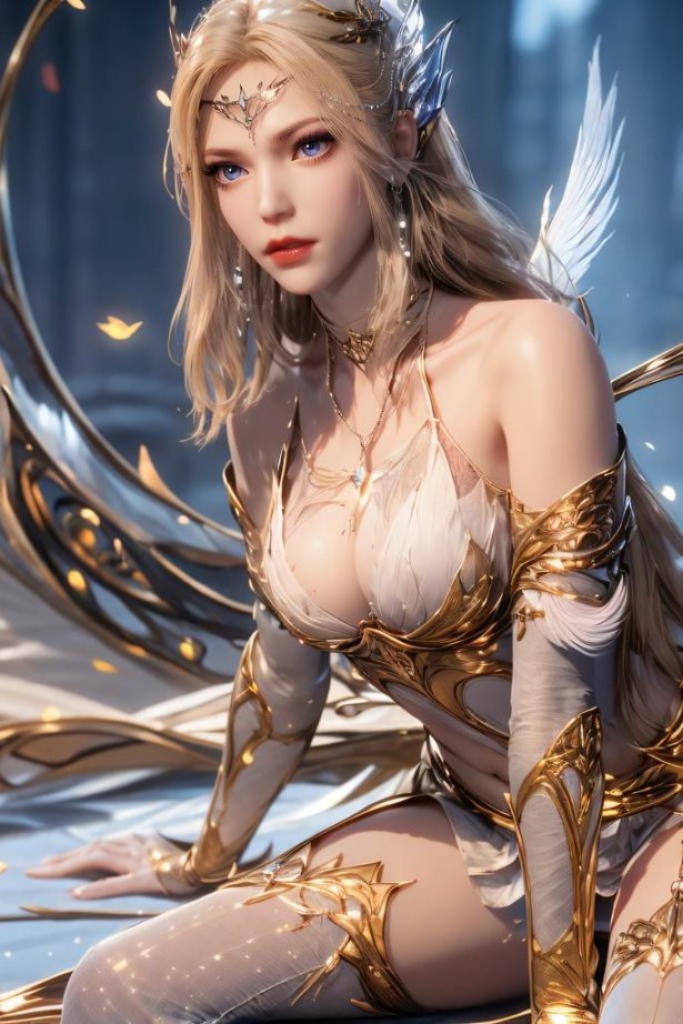 AI绘画 759 千仞雪-六翼天使[102P/501MB]