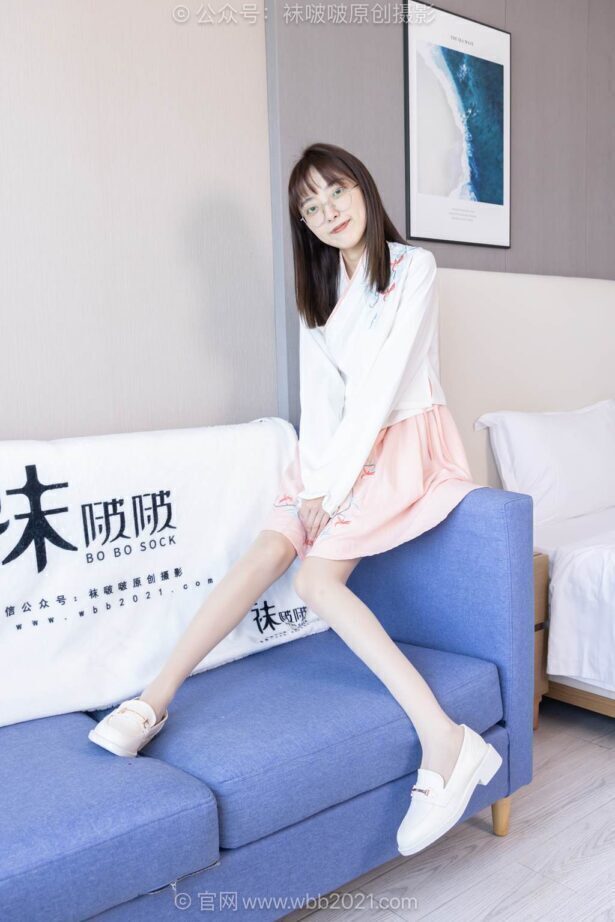 [BoBoSocks袜啵啵]NO.595 稚予-皮鞋、平底布鞋、薄肉丝、薄白丝[155P/1V/7.16GB]
