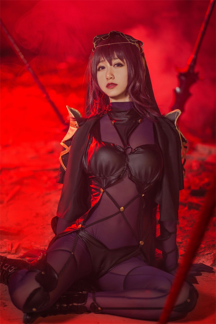 网红Coser@木绵绵OwO – 斯卡哈 [17P/60MB]