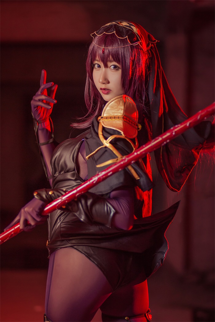 网红Coser@木绵绵OwO – 斯卡哈 [17P/60MB]